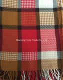 Classical High Quality Jacquard Grid Scarf