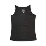 Sheep Run Women's Merino Wool Black Camisole Top