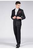 2017 Handmade Men's Slim Fit Wool Suit (MTM130001-1)