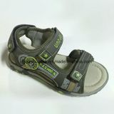 Cheap Kids Flat Beach Sandal with PU Upper and TPR Outsole