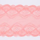 Pink French Lace Elastic Trimming Lace
