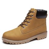 Waterproof Fashion Boots for Men Women, Work Boots Winter Boots Leather Boots