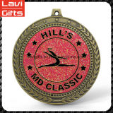 Factory Price Antique Gold Gymnastics Sport Medal