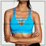 Free Sample OEM Hot Sale Sublimation Fabric Strappy Yoga Bra