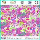 PVC Coated Polyester Flower Heat Flower Printed Fabric