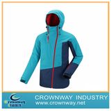 Women's Contrast Color Ski Snowproof Jacket for Sports (CW-WSKIW-59)