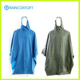 Adult Polyester PVC Rain Poncho Rpy-052