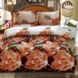 Reactive 3D Printed Flora Quilt Cover Set