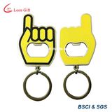 Finger Shape Bottle Opener Keychain