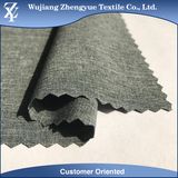 Cation Melange Polyester 4 Way Stretch Woven Fabric for Garment