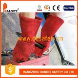 Ddsafety 2017 Red Split Leather Welder Ce Glove