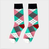 Bulk Wholesale Novel Patten Colorful Dress Sock