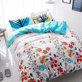 Printed Cotton Bedroom Bedding Quilt Cover Bed Sheet