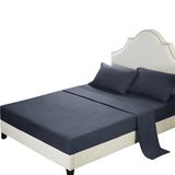 Hot Selling Cheap Brushed Solid Plain Polyester Bed Sheet