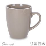 12oz Grey Cramic Mug with White Color Coffee Mug