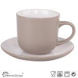 Ceramic Stoneware Cheap New Design Cup and Saucer
