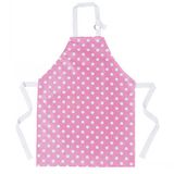 Cheap Pink Plastic Bib Aprons with Printing (AP911W)