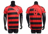 Custom Shifting Stripe Print Men Soccer Jersey Soccer Uniforms