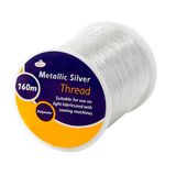 Hight Quality 160m Metalic Silver Sewing Thread Spool