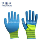 13G Polyester Safety Glove with Foam Latex 3/4 Coated