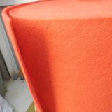 Nonwoven Carpet 100% Polyester Red Velour Carpet