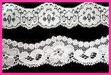 Fashion Nylon Elastic Double Side Wave Lace 107