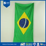 100% Cotton Velour Custom Printed Flag Towel