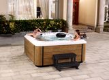 2016 Best Seller Shenzhen Supply Wood Design Skirt SPA Bath