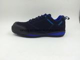 Blue Color Suede Leather Safety Toe Sports Shoes (16077)