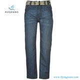 Hot Sale Straight Boys Denim Jeans with MID Wash by Fly Jeans