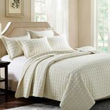 Cotton Patchwork Quilt Hotel Bedspread Jacquard Comforter Set