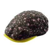 Custom Full Printing Cotton IVY Fashion Lady Beret Hat