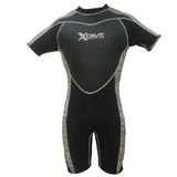 Short Neoprene Surfing Wetsuit with Nylon Fabric (HX15S19)