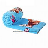 Air Conditioning Cartoon Coral Velvet Blanket