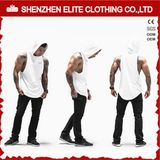 Custom Made High Quality Blank White Gym Tank Tops (ELTVI-13)