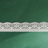 off-White Crochet Stretch Trimming Lace Textile Fabric Lace