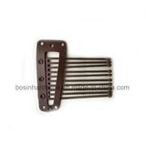 Brown Metal Hair Extension Wig Clip