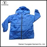 Wholesale XXL Blue Cycling Mens Windbreaker Jacket with Hood