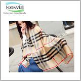 High Fashion Poly Digital Print Wool Scarf for Ladies