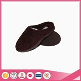 Brown Coral Fleece Ladies Indoor Slipper for Winter