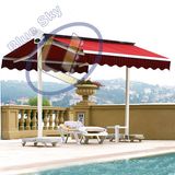 Free Standing Sided Open Retractable Mobile Awning