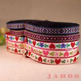 100% Polyester Shoulder Pads Shirt Collar Jacquard Woven Tapes