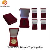 Custom Velvet and Wood Box for Medal