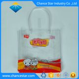 Custom Printed Packaging PVC Handle Bag with Button