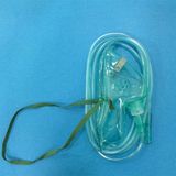 General Medical Supplies Full Facial Oxygen Mask with Strap (Green/Transparent)