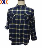 Cotton Flannel Man's Long Sleeve Shirt