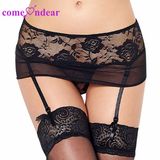 Own Factory in Stock Fat Women Sexy Wholesale Price Four Size Black Garter Belt