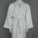 100% Cotton Shawl Collar Waffle Bathrobe