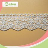Hot Sell White Embroidery Guipure Lace Dress Making