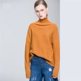 New 2018 Ladies Fashion Korean Women Sweaters Knitting Irregular Wool Long Sleeve Pullover
